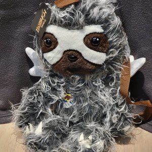 MARVEL MS. MARVEL SLOTH BABY  PLUSH MINI BACKPACK BY BIOWORLD NWT